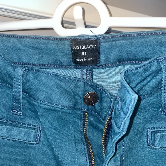 Just Black denim stretch skinny jeans, size 31 - Picture 3 of 13